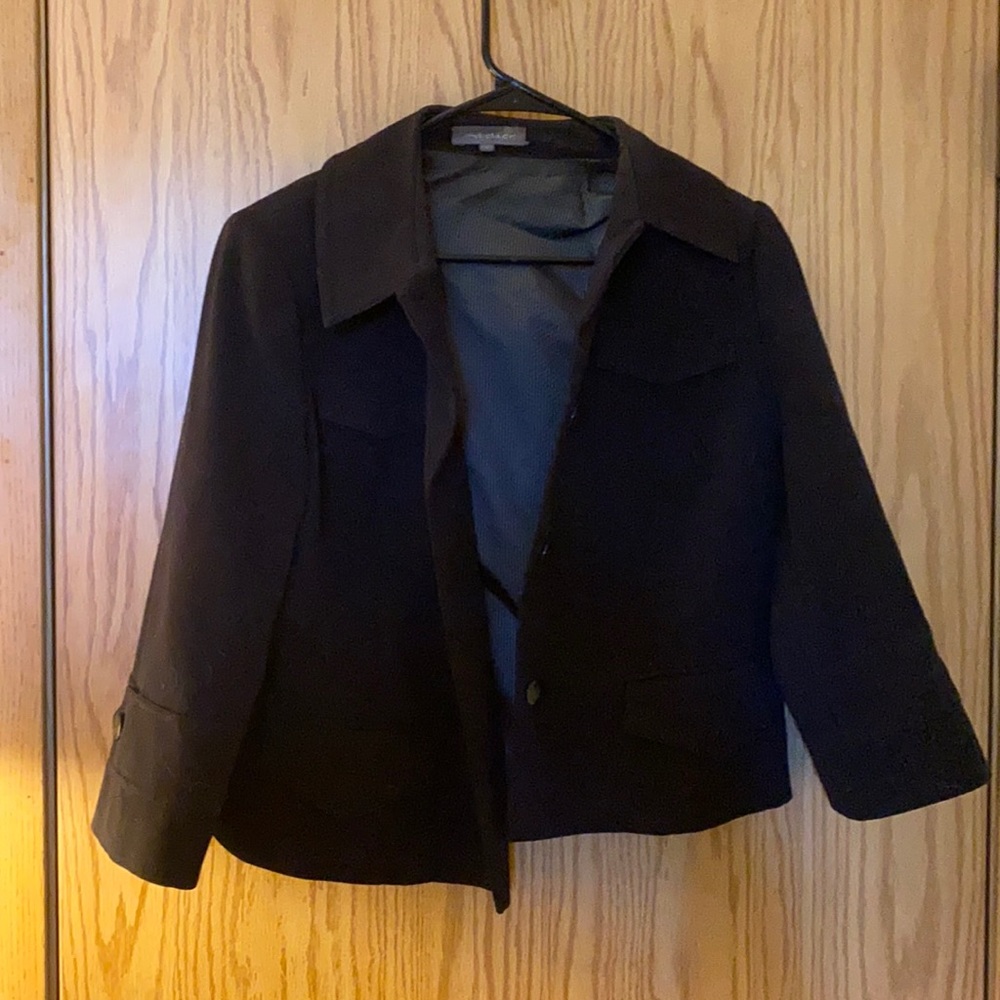 Ateller black suit jacket